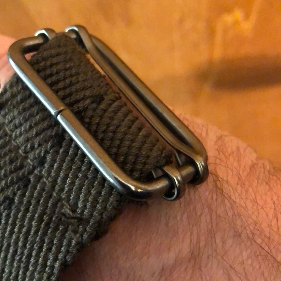 3 belts!  Ford Mustang black genuine leather belt,  and 2 utility OS belts. - Picture 8 of 14